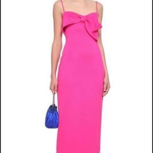 SOLD Black halo pink formal dress